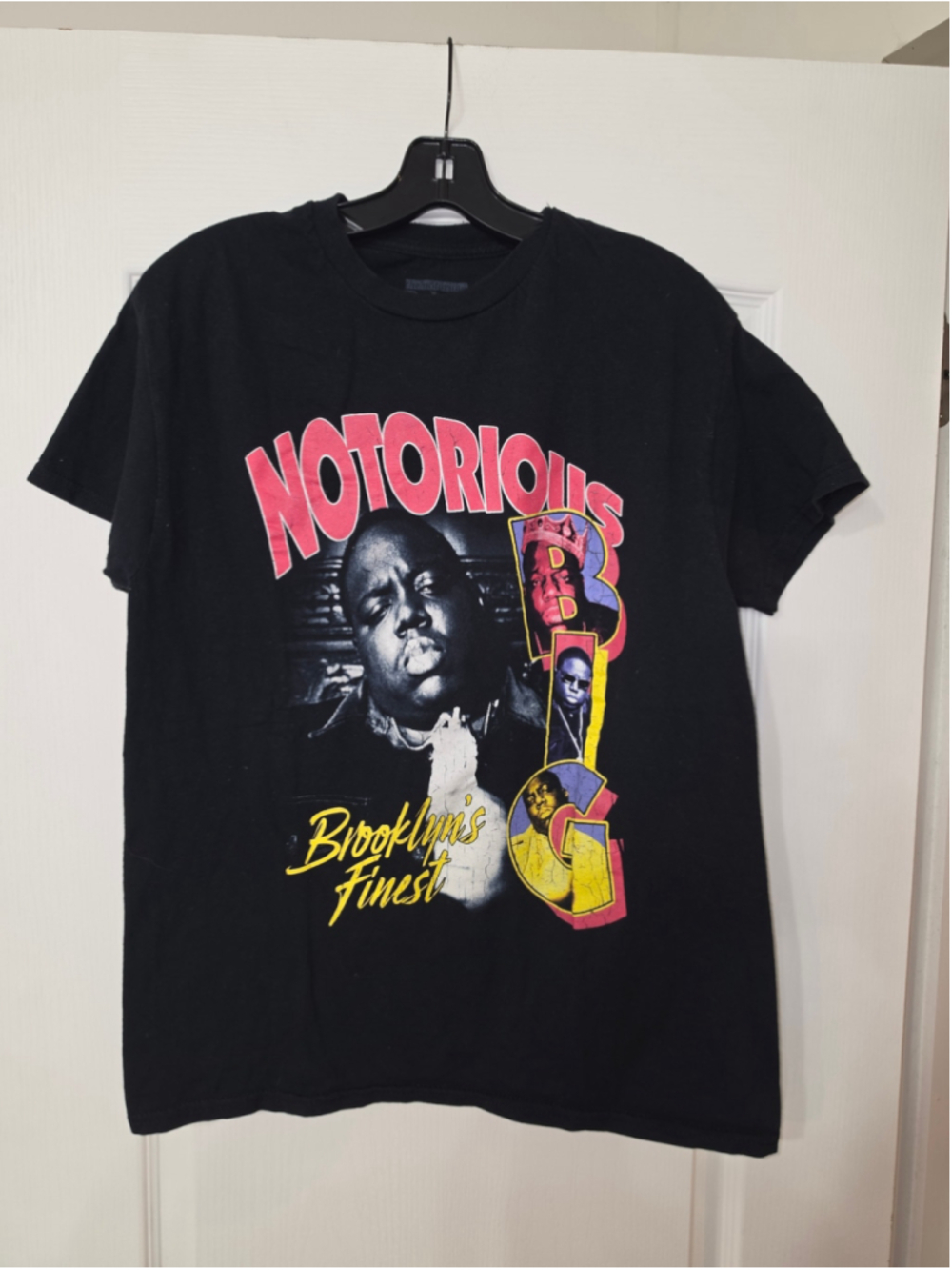 Men's The Notorious B.I.G. Graphic Tee Black Size S